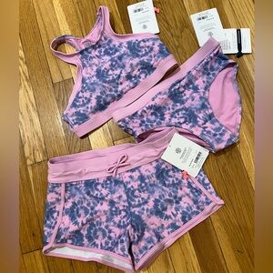 Athleta Girl 3 piece swim set NWT size XL 14